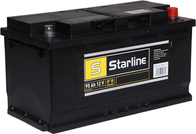 Автомобильный аккумулятор Starline 95Ah (-/+) Euro (800EN) (S BA SL 100P)