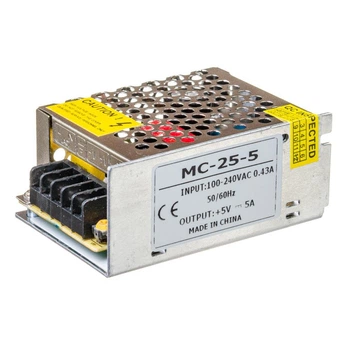 Блок питания 5V MС/5A 25 Вт негерметичный