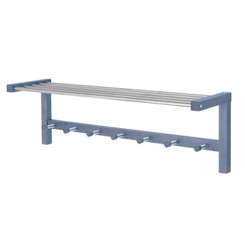 Вешалка настенная Fenster NVD-02 Серая 32x100x25