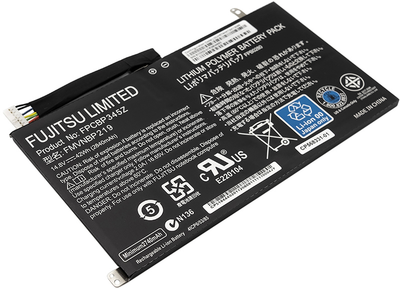 Акумулятор Fujitsu для ноутбуків Fujitsu LifeBook UH552, UH572 (FPCBP345Z) 14.8 V 2840 mAh (NB450114)