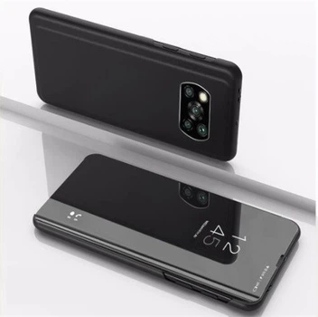 Чехол-книжка Mirror для Xiaomi Poco X3 Зеркальная черный