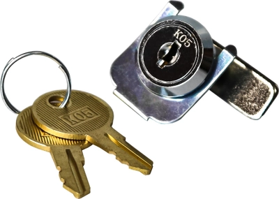 Замок к денежным ящикам ІКС E4141A, C4141A, E3336D, C4646A с ключом (K01-K10 Keylock)