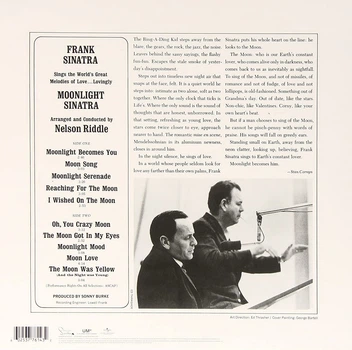 Виниловая пластинка Frank Sinatra - Moonlight Sinatra (180 Grams Vinyl + Download)