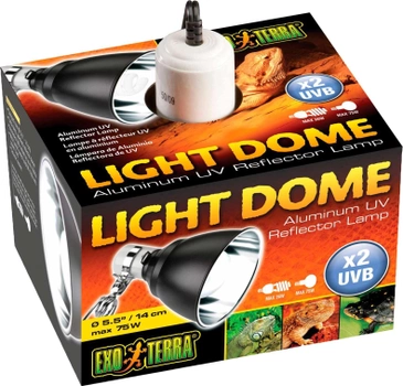 Плафон для лампы Exo Terra «Light Dome» с алюминиевым отражателем E27, d=14 см (015561220552)