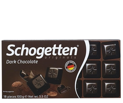Шоколад Schogetten Dark Chocolate Чорний 100 г (52508)