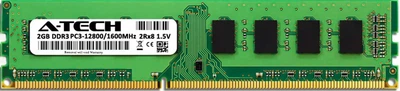 Оперативная память A-Tech 2GB DDR3-1600 (PC3-12800) DIMM 2Rх8 (AT2G1D3D1600ND8N15V)