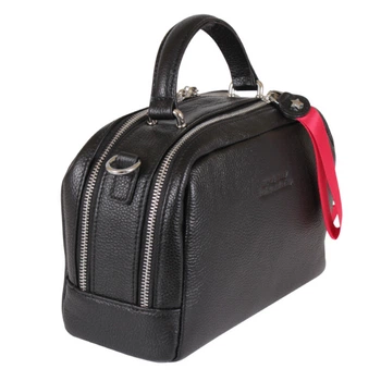 Сумочка-бочонок Luxury Leather Accessories з натуральної шкіри бронзового кольору,86837.19