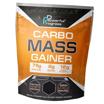 Гейнер для набору маси Powerful Progress Carbo Mass Gainer 4000 г Лісові фрукти