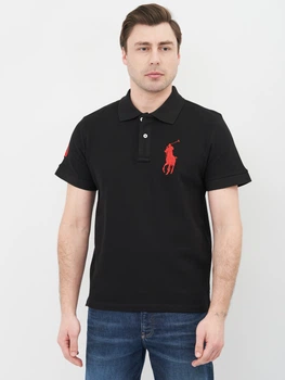Поло длинное мужское Polo Ralph Lauren 10680.3 2XL (52) Черное