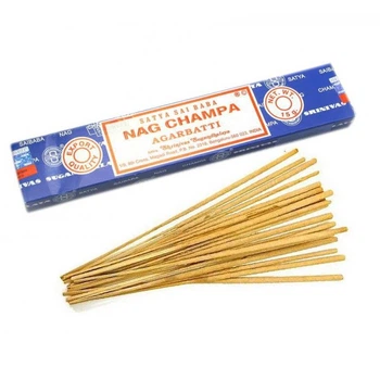 Аромат для дома Nag Champa Plus, Пыльцовое благовоние Аромапалочки