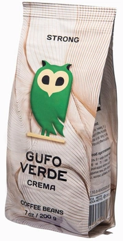 Кофе в зернах свежеобжаренный Gufo Verde Crema 200 г (4820204152352)