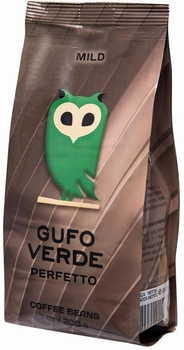 Кофе в зернах свежеобжаренный Gufo Verde Perfetto 200 г (4820204152376)