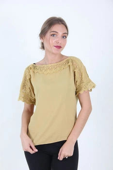 Блузка LadiesFashion 80155 (Гірчичний M/L)