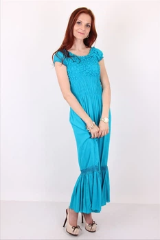 Сарафан женский XIAOJI 13837 (Бирюзовый S/M)