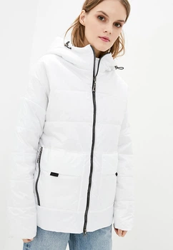 Демисезонная женская короткая куртка oversize Modniy OAZIS 48-50 белый (90417/5 48-50)