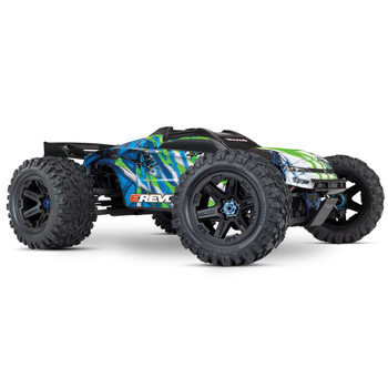 Машинка на радіоуправлінні Traxxas E-Revo 2.0 Brushless TSM 1:10 4WD RTR (86086-4 Green)