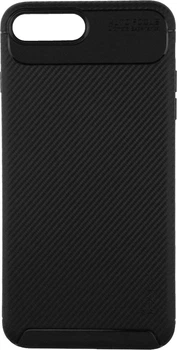 Чехол-накладка Ipaky Carbon Fiber Series/Soft TPU Case Apple iPhone 7 Plus/8 Plus Brown