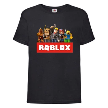 Футболка детская Роблокс 004 (Roblox) черная (RB blc 004) 104 см