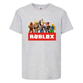 Футболка детская Роблокс 004 (Roblox) серая (RB gry 004) 164 см