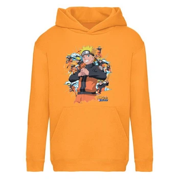 Худи детская Наруто 007 (Naruto) оранжевый (NAR orn 007) 128 см