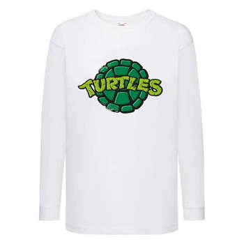 Лонгслив реглан Черепашки Ниндзя 0022 (Ninja Turtles) белый (NTR wh 0022) 104 см