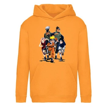 Худи детская Наруто 0014 (Naruto) оранжевый (NAR orn 0014) 164 см