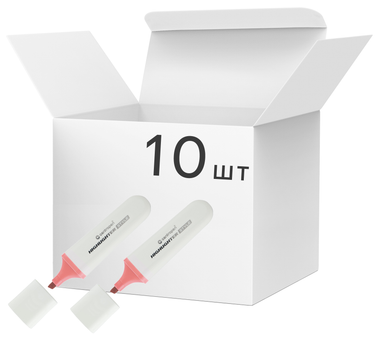 Набор маркеров текстовых Centropen Highlighter Style 1-4.6 мм 10 шт Пастельный Розовый (6252/56)