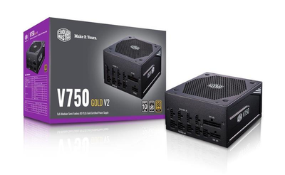 Блок питания CoolerMaster V750 GOLD - V2 750W, 80+ Gold