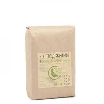 Солод ржаной белый не ферментированный Organic Eco-Product 5 кг