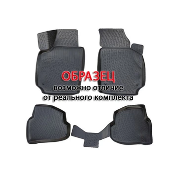 Коврики в салон Chevrolet Tracker 2013- 3D L.Locker черные