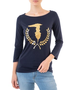 Лонгслів жіночий TRUSSARDI JEANS (56T00262-1T003614-U290/20) Синій M