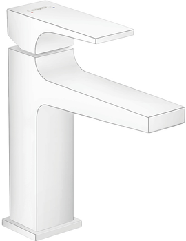 Змішувач для раковини HANSGROHE Metropol білий матовий 32507700 донний клапан Push-Open