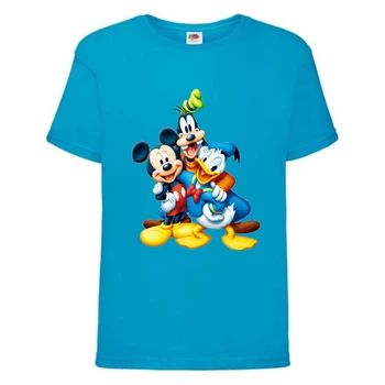 Футболка дитяча Міккі Маус 002 (Mickey Mouse) синя (MMS blu 002) 140 см