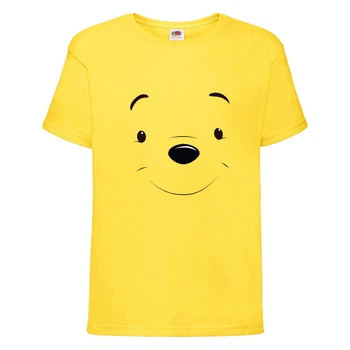 Футболка детская Винни Пух 012 (Winnie Pooh) желтая (WIP yel 012) 152 см