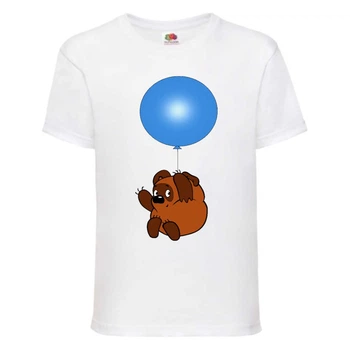 Футболка дитяча Вінні Пух 001 (Winnie Pooh) біла (WIP wh 001) 140 см