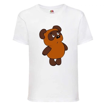 Футболка детская Винни Пух 009 (Winnie Pooh) белая (WIP wh 009) 104 см