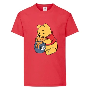 Футболка дитяча Вінні Пух 004 (Winnie Pooh) червона (WIP rd 004) 152 см