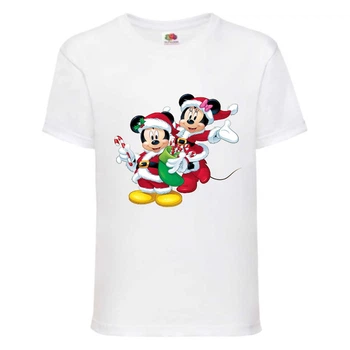 Футболка детская Микки Маус 007 (Mickey Mouse) белая (MMS wh 007) 152 см