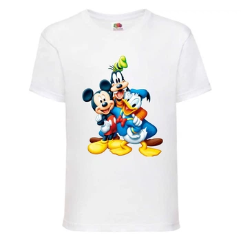 Футболка дитяча Міккі Маус 002 (Mickey Mouse) біла (MMS wh 002) 140 см
