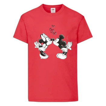 Футболка детская Микки Маус 006 (Mickey Mouse) красная (MMS rd 006) 116 см