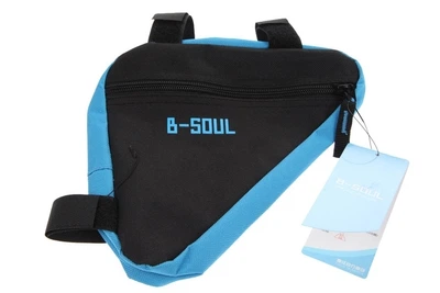 Сумка під раму кутова B-Soul BG064 Чорний/Синій (BIB-046)