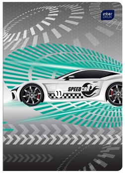 Набір зошитів учнівських 20 шт. Interdruk Premium Speed Cars А5 + у лінію 12 аркушів (4 дизайни) (298669)