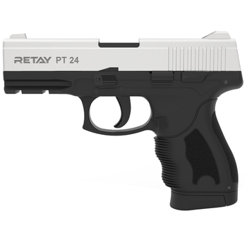 Пистолет стартовый Retay PT24 9мм chrome (R506980C)
