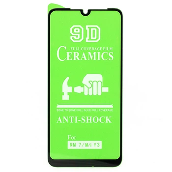 Защитная пленка-стекло AVG Ceramics для Xiaomi Redmi 7 бронированная с рамкой Black