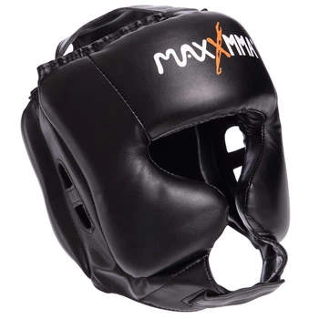 Шолом для боксу MaxxMMA GB01s L-XL чорний