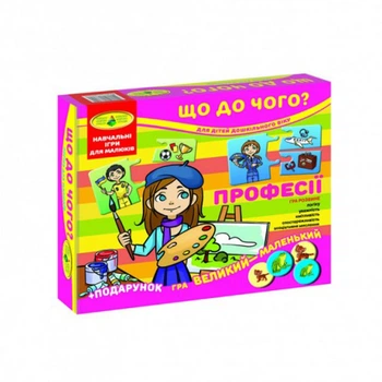 Игра Что к чему? Профессии Київська фабрика іграшок (87437) (128617)