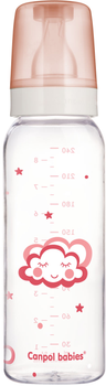 Пляшка скляна Canpol Babies 240 мл (42/101 Червоний)