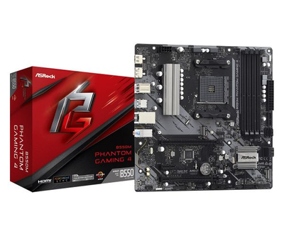 Материнська плата ASRock b550m Phantom Gaming 4