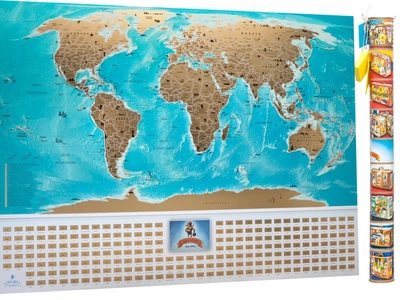 Скретч карта, My Map Flags Edition, travel map - карта путешествий, ENG (1002955-Other-1)