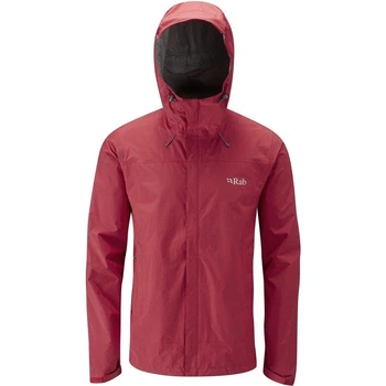 Куртка Rab Downpour Jacket XL Малиновий